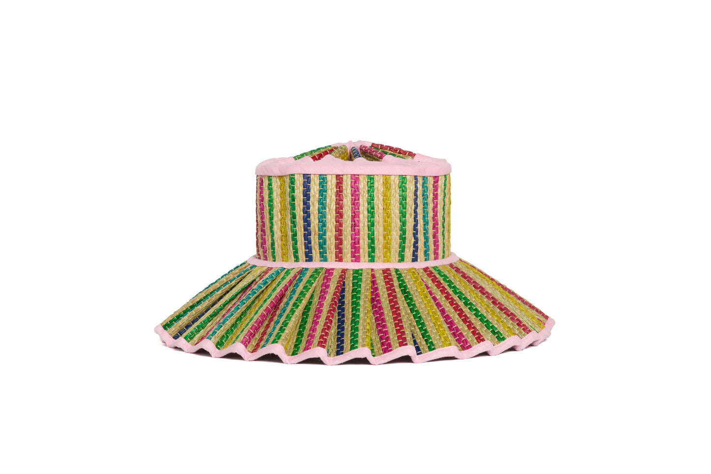 Luxe Capri Hat | Tropical | Candy Pink | Maxi Brim | Medium