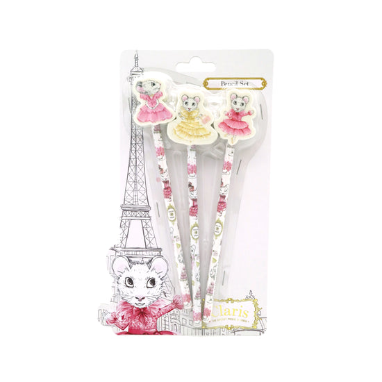 Claris the Chicest Mouse in Paris Pencil Set