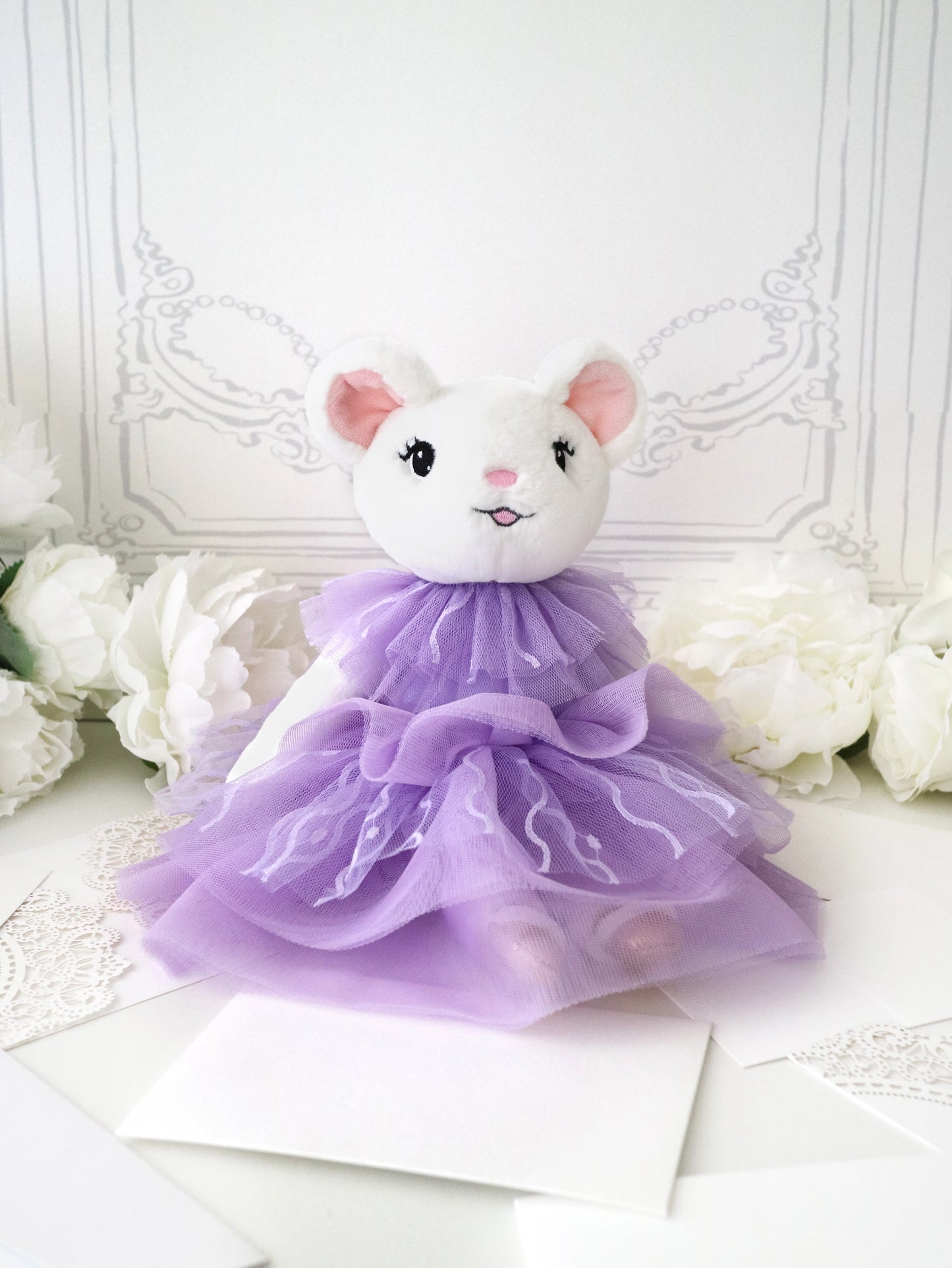 Claris the Chicest Mouse in Paris, 12" Lilac