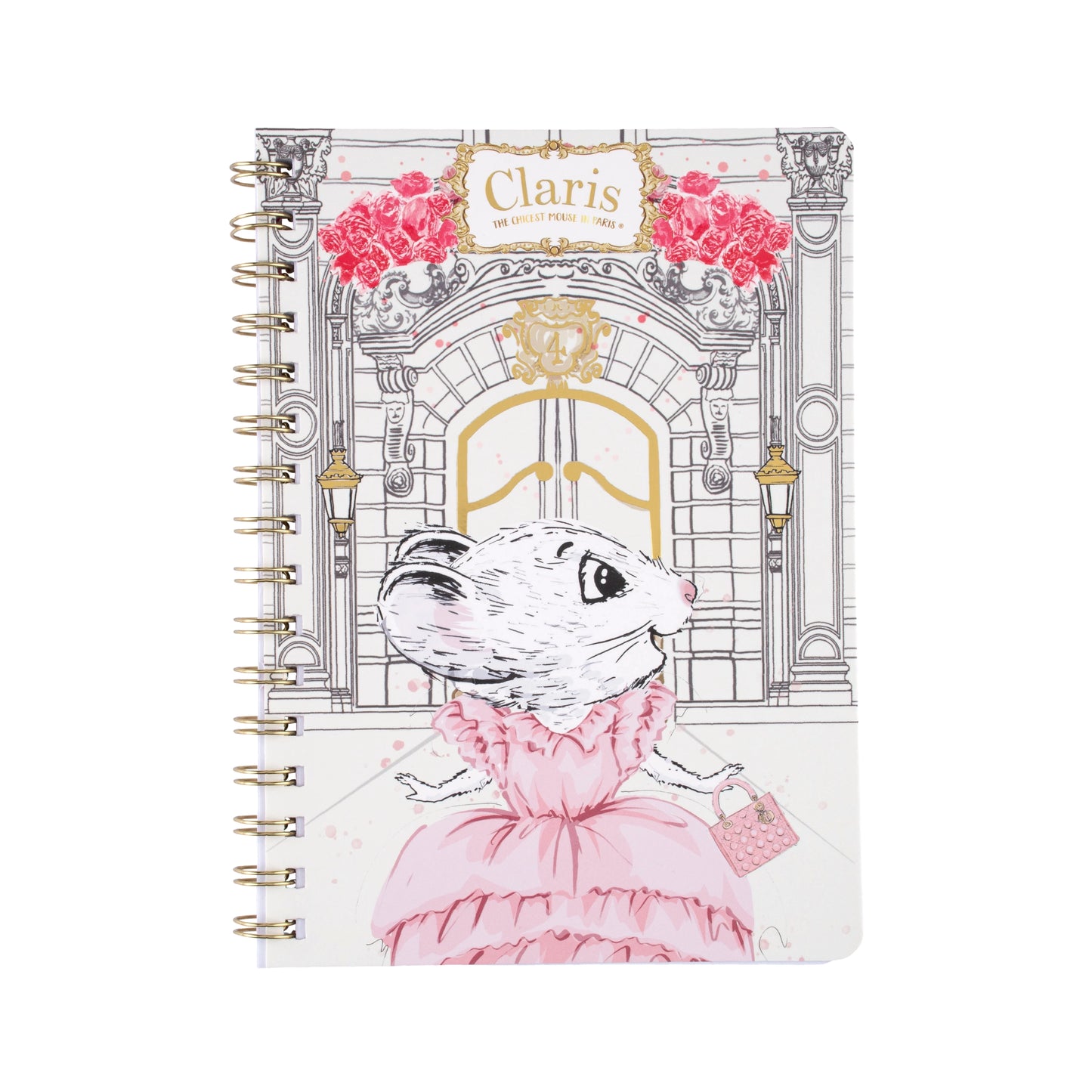 Claris the Chicest Mouse in Paris Spiral Notebook