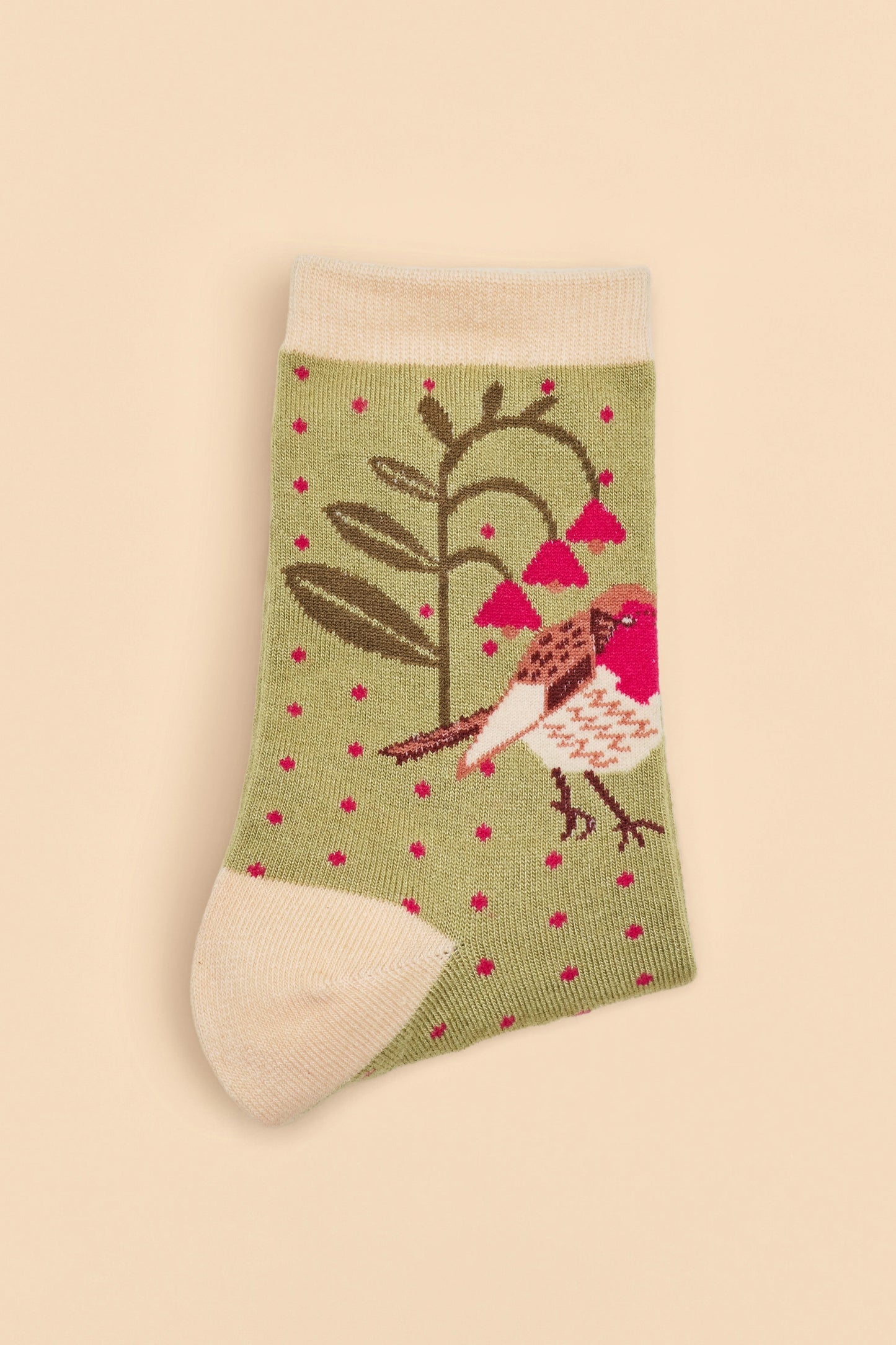 Rosy Robin Ankle Socks