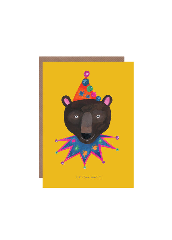 Hutch Cassidy - Magic Bear Birthday Greetings Card